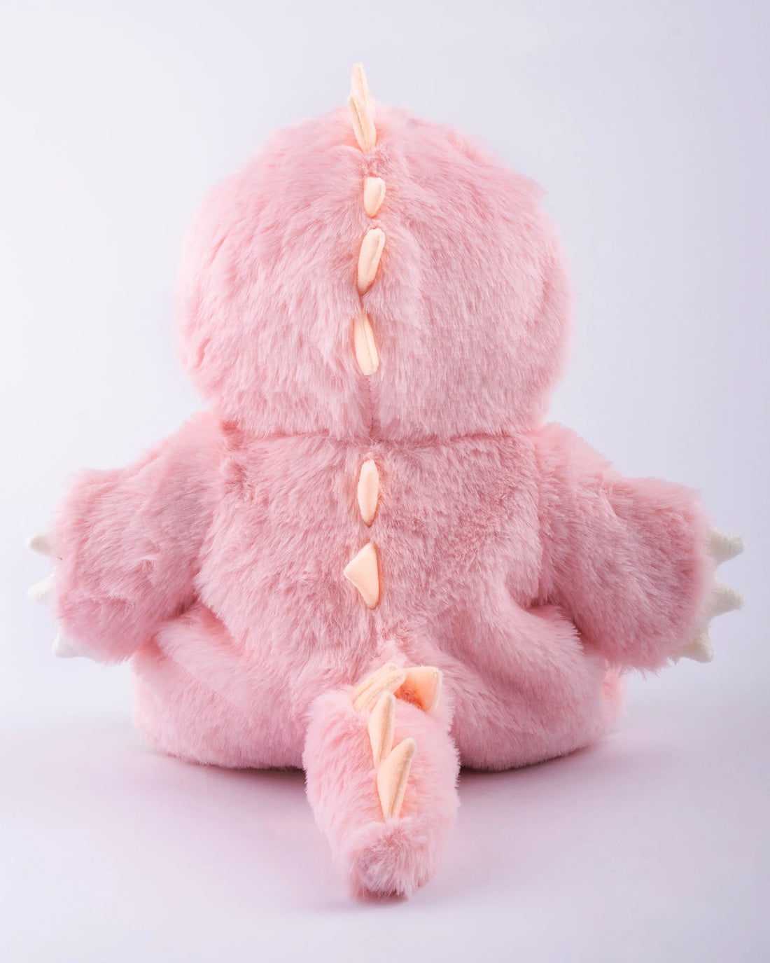 UykuPof™ Pembe Tüylü Dino Puffy