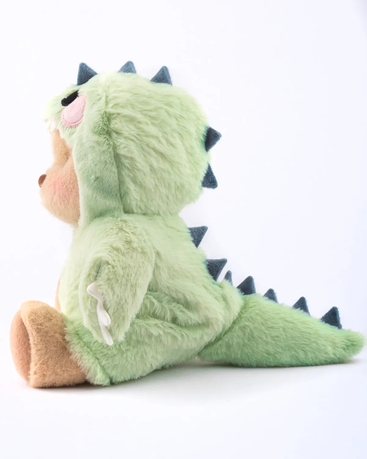 UykuPof™ Yeşil Tüylü Dino Puffy