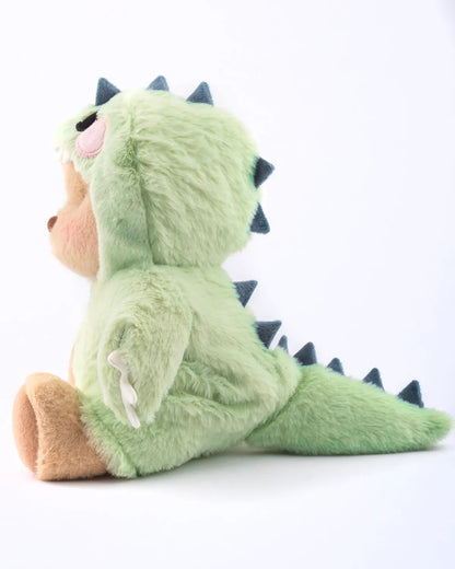 UykuPof™ Yeşil Tüylü Dino Puffy