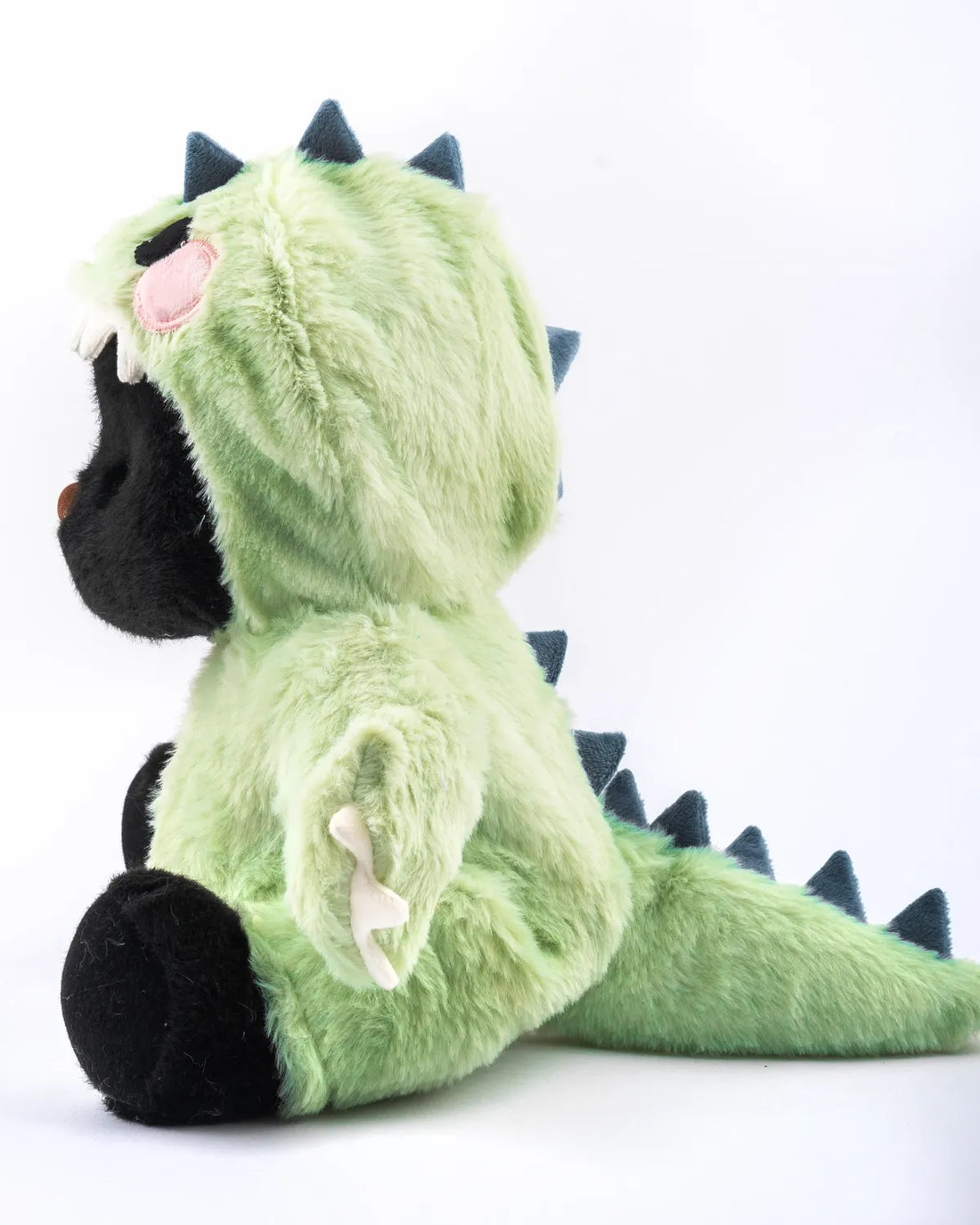 UykuPof™ Yeşil Tüylü Dino Puffy